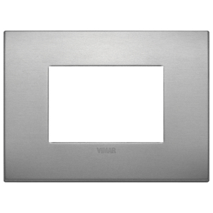 Plaque d'interrupteur mural Vimar 12,75 po x 9,5 po finition argent mat - Product Image 1