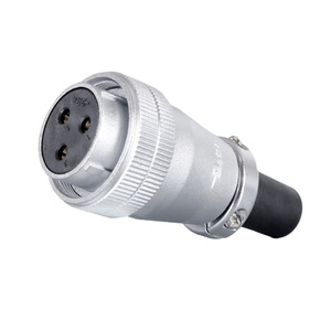 Connecteur industriel fileté en métal, série WS, fiche <span class=keywords><strong>femelle</strong></span> 2 3 4 5 7 8 9 10 12 16 17 20 24 26 core avec <span class=keywords><strong>manchon</strong></span> en PVC - Product Image 5