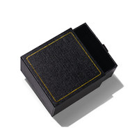 Petite boîte cadeau en papier kraft de style coulissant, personnalisable avec logo, pour bijoux, bracelet, collier, boucles d'oreilles, bague, emballage en carton