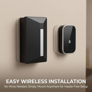 LUCKARM Sonnette Intelligente Sans Fil Extérieure Étanche EU US UK Sonnette à Piles pour Smart Life - Product Image 3