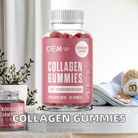 Gummies de collagène marin à marque privée OEM, sans danger pour les femmes enceintes, complément beauté cheveux et peau, bonbons gélifiés pour adolescents et adultes