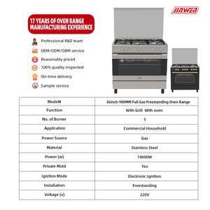 Высококачественная газовая пропановая печь JINWEN, 36 дюймов, 900 мм, 5 отверстий - Product Image 2