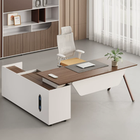 Nuevo y Elegante Escritorio de Oficina Moderno con Silla, Diseño Sencillo para el Espacio de Trabajo