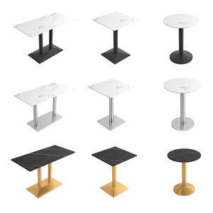 Mobilier de restaurant en métal léger et luxueux Rock Board Cafe <span class=keywords><strong>Barbecue</strong></span> Hot Pot Ensemble de chaises de table de banquette pour les restaurants au thé au lait - Product Image 3