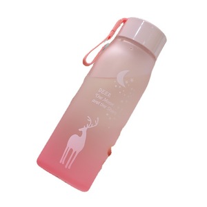 Plastic Water Bottle Deer Moon Stars Design 500Ml Portable Bpa Free For Travel And Sports Use - Product Image 5