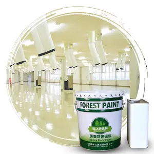 Epoxyhars Vloerontwerpen Coating Epoxi Vloerverf Voor Zwaar Gebruik Farmaceutische Fabriek Industriële Ziekenhuizen Laboratoria