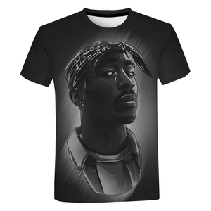 Nuovo arrivo T-<span class=keywords><strong>Shirt</strong></span> 2pac stampa 3d Streetwear Rapper Hip Hop T-<span class=keywords><strong>Shirt</strong></span> uomo donna Sport Casual T-<span class=keywords><strong>Shirt</strong></span> top <span class=keywords><strong>Tupac</strong></span> maschile Tshirt abbigliamento - Product Image 2