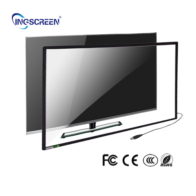 INGSCREEN Overlay Touch Screen Overlay 19 19.5 21.5 24 27 32 43 49 55 65 70 75 Inch Touch Screen Panel IR Touch Frame