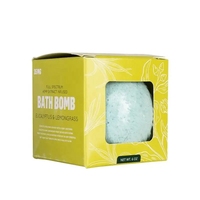 Petite boîte d'emballage de bombe de bain en papier 250gsm carrée d'impression personnalisée pour barre de savon