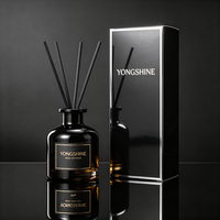 Bouteille vide en verre pour diffuseur de parfum 50ml, ronde, style apothicaire, anti-fuite, vente en gros, prix usine OEM ODM