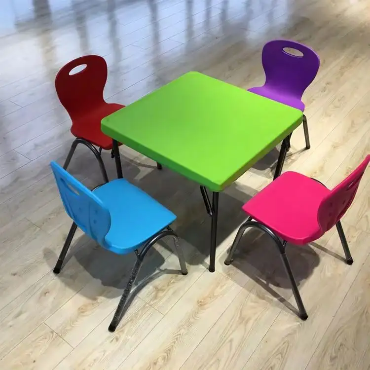طاولات بلاستيكية بيئية للأطفال بالجملة طاولة دراسة خارجية للحفلات للأطفال