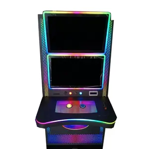 USA Popular 23.6 inch two lcd touch screen metal skill game cabinet fire link arcade game vertical machine game cabinet