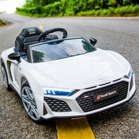 Lizenzierter Audi R8 Spyder Elektrisches 12V Kinderauto zum Draufsitzen, Spielzeug für Kinder