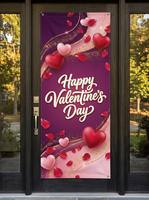 Lot en gros de décorations Saint-Valentin : Housse de porte, Bannière de garage, Drapeau de jardin, Couplet, Toile de fond – Correction numérique garantie