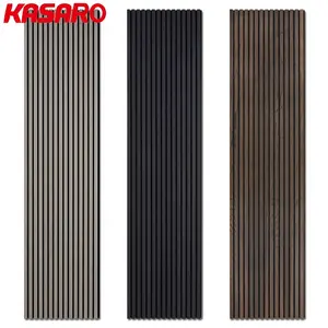 Good wholesale soundproof fire retardant wooden slatted acoustic panels for home office
