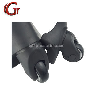 プロ仕様の取り外し可能な高さ調節可能なスーツケースホイール、ユニバーサルラゲッジトロリー、バッグやスーツケースに適合するダブルホイール - Product Image 5