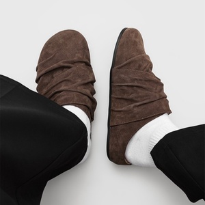 Nouvelles pantoufles de détente plissées style 2026, chaussures de loisirs d'extérieur décontractées pour hommes et femmes - Product Image 4