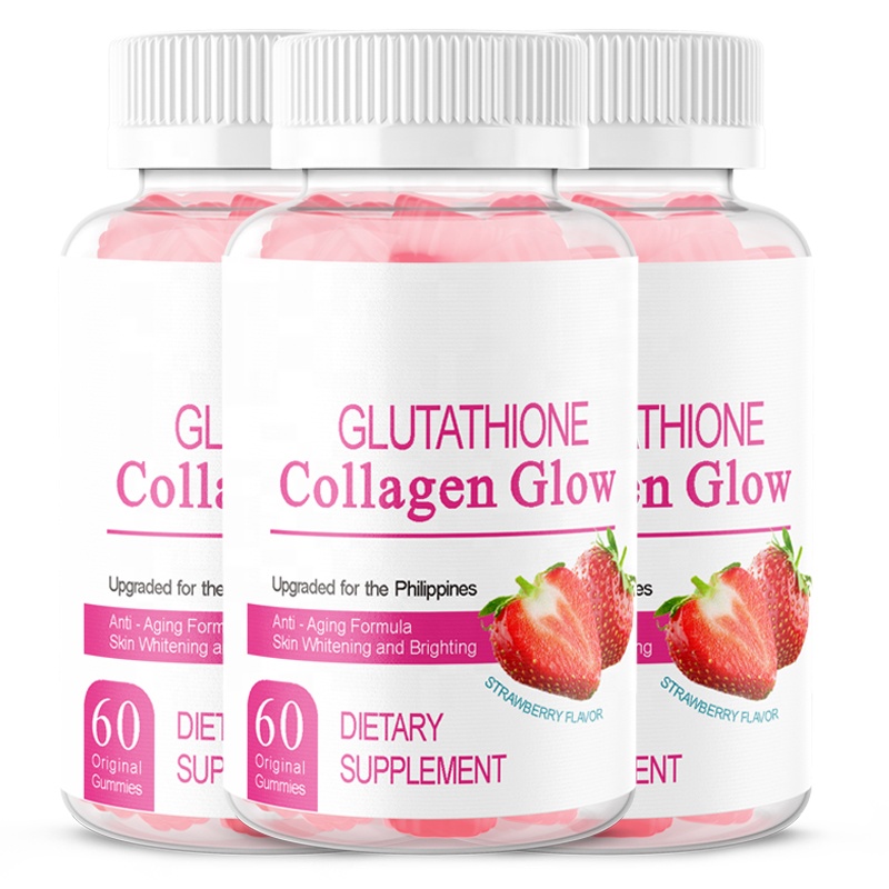 L-Glutathione Collagen Gummies 13 in 1 Skin Whitening Supplement for  Improved Health and Strong Immune System