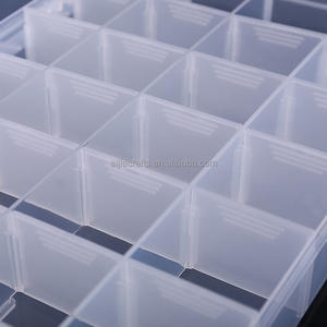 حاوية حفر لوحة ماسية ذاتية الصنع ، حقيبة حامل برغي لحلي القرط ، 8 شبكة بلاستيك - Product Image 6