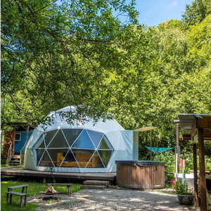 Tente de dôme d'igloo géodésique de glamping de maison de jardin de 9M pour le <span class=keywords><strong>camping</strong></span> extérieur - Product Image 6