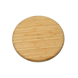 Divided High Quality Bamboo Acacia <strong>Wood</strong> Wedding Party Round Food Dish 5 Compartments Dinner <strong>Plate</strong> 25cm - Product Image 2