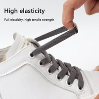 Nouvelle mise à niveau enfants adultes baskets avec élastique sans cravate lacet plat paresseux dentelle vis boucle magnétique fabriqué à partir de Polyester Durable