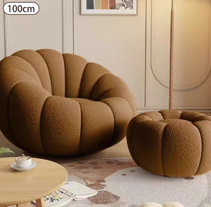 European Fabric Reclining Foldable <strong>Single</strong> <strong>Sofa</strong> <strong>Bed</strong> Bean Bag Chair Small Apartment Lazy <strong>Sofa</strong> for Bedroom Living Room - Product Image 4