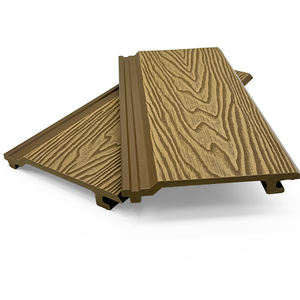 Revêtement mural extérieur en WPC imitation bois 3D de haute qualité, panneau mural extérieur en composite bois-plastique - Product Image 1