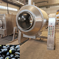 Fabrieksdirecte verkoop Automatische suikercoating- en verwarmingsmachine 70kg/batch Apparatuur voor het maken van suikerbedekte noten