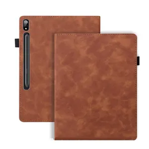 Custodia per tablet aziendale con cavalletto flip cover folio di fabbrica per custodie in pelle Samsung Galaxy Tab S9