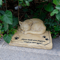 Fournitures d'artisanat pour la résine mémoriaux pour animaux de compagnie Statue d'animal moule décoration de table et accessoires