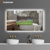 STANHOM Haut-parleur de musique Bluetooth WIFI Android Smart LED Miroir
