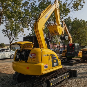 Prix compétitif, importation du Japon, Komatsu PC70-8, pelle sur chenilles d'occasion, 7 tonnes, petite excavatrice, système hydraulique complet d'usine - Product Image 3