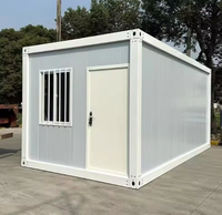 Maison conteneur modulaire préfabriquée - Bâtiment préfabriqué pour bureau de chantier portable et dortoir de travailleurs avec assemblage rapide