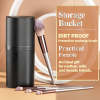 Professionnel 18 pièces pinceaux de maquillage ensemble fond de teint cils sourcil fard à paupières correcteur brosse outil pour visage