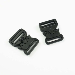 Side Release Buckle 25mm Black Plastic Durable For Bags Backpack <b>Webbing</b> Accessories - Product Image 2