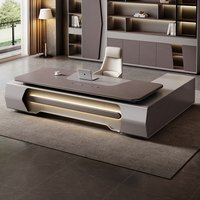 Bureau de direction moderne en panneaux de particules, 1 pièce, pour immeuble de bureaux