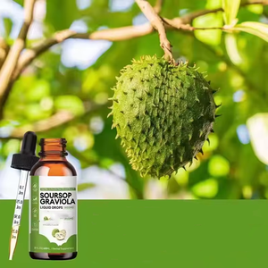 Soursop Graviolaリーフエキス液ドロッププラスピュアボタニカルシーモス、Soursopビッター液 - Product Image 5