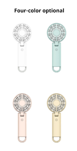 Mini Portable <b>Fan</b> Small and Powerful Cute Design 3 Speed Personal Handheld and Desktop <b>for</b> Makeup Stylish Girl Indoor Outdoor - Product Image 6