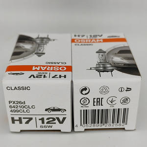 โคมไฟสำหรับรถยนต์ H7 OSRAM 64210 <span class=keywords><strong>12V</strong></span> <span class=keywords><strong>55W</strong></span> หลอดไฟหน้ารถแบบ499CLC คลาสสิก <span class=keywords><strong>H7U</strong></span> แบบสากล - Product Image 3