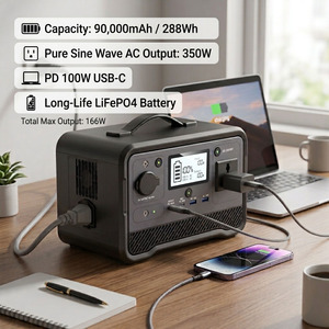 Estación de Energía Portátil de 300W 350W 3000W 5000W, Duración de 10 Años, LiFePO4, Generador Solar de Onda Sinusoidal Pura, Suministro de Emergencia, OEM ODM - Product Image 2