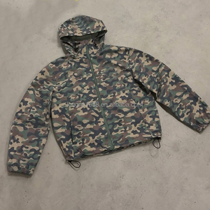 Custom Streetwear Zipper <strong>Jackets</strong> Oversize Hoodie Full Print Windbreak <strong>Jacket</strong> Zip up <strong>Mens</strong> <strong>Camo</strong> <strong>Jacket</strong> - Product Image 1