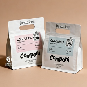 Custom Digital Printed Heat Seal Stand Pouches 0.5kg 5kg Dry Pet Food Resealable Eight-Side Sealed Dog Cat Food Packaging Handle - Product Image 1