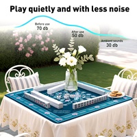 Housse de table de mahjong professionnelle de luxe silencieuse - Tissu triple couche insonorisant, résistant à la saleté et aux chocs