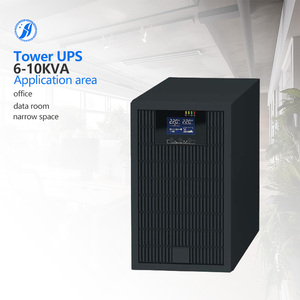 Đáng tin cậy 6KVA 10KVA tháp một pha up với Pin tích hợp & màn hình LCD tần số 60Hz chế độ năng lượng liên tục dài hạn - Product Image 1