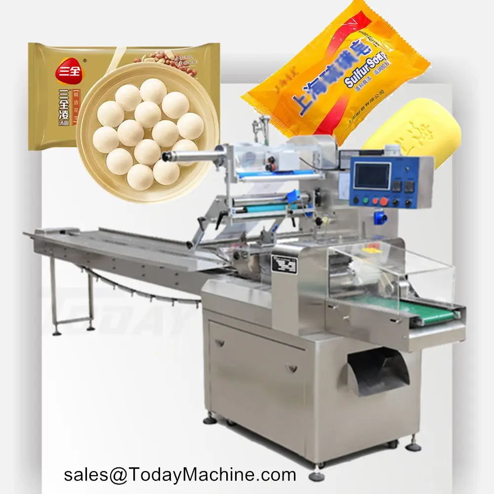 Horizontale Wikkelen Automatische Kleine Voedsel Poeder Ijs Ice Lolly Kussen Tas Popsicle Verpakking Machine