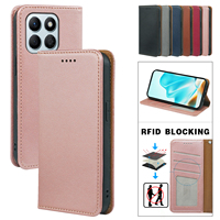 Étui de téléphone portable à rabat magnétique antichoc avec béquille pour Honor X9A X8B Magic 6 Lite Magic 6 Pro 90 Pro 5G avec fente pour carte