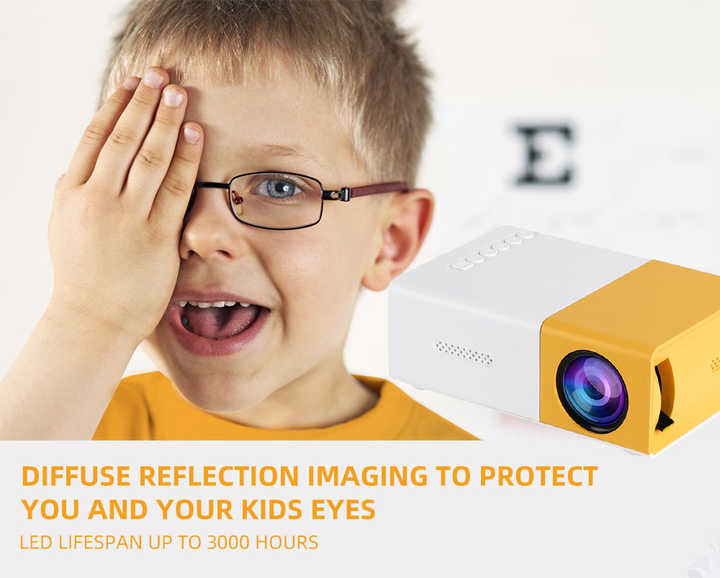 Topleo YG300 HD Projector - Portable, Smart, and Versatile