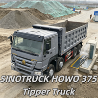 Самосвал SINOTRUCK HOWO 375 для добычи речного песка с просторной кабиной-спальным местом для снижения усталости при длительных поездках