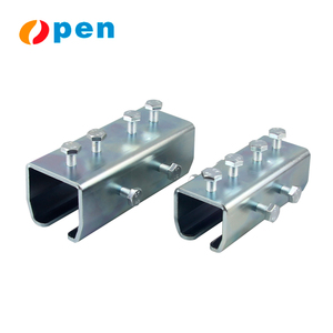 Moderne gegalvaniseerde stalen profielbeugel 3,7 mm dikte Duurzame schroefmontage 40/50 mm breed 35/45 mm hoogte Profielrail voor - Product Image 1